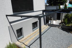 Pergola Latin 80, TREEDK dentální klinika, Opava, realizace Bohemiaflex CS